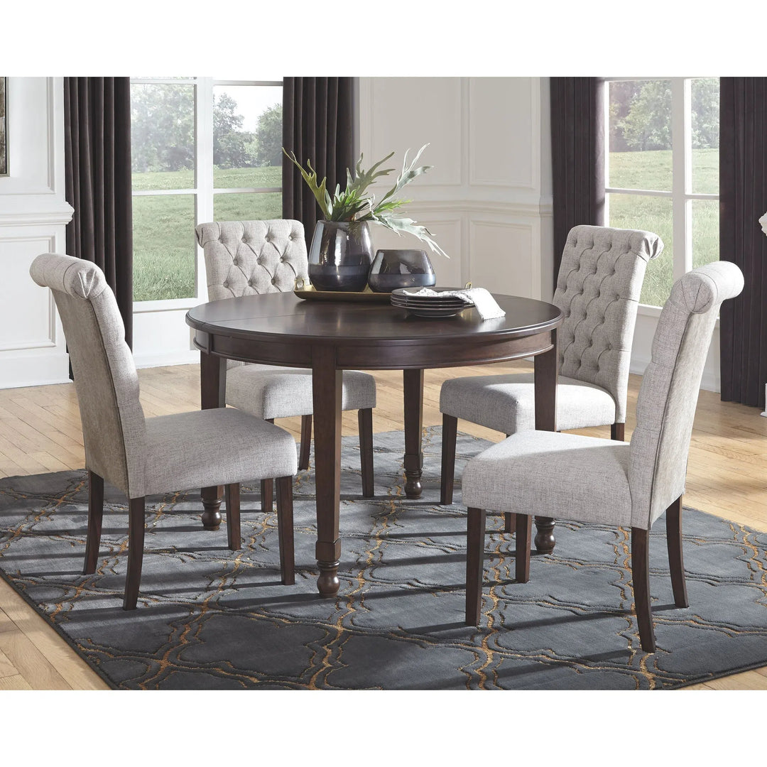 Ashley D677-02 Adinton - Reddish Brown - Dining UPH Side Chair