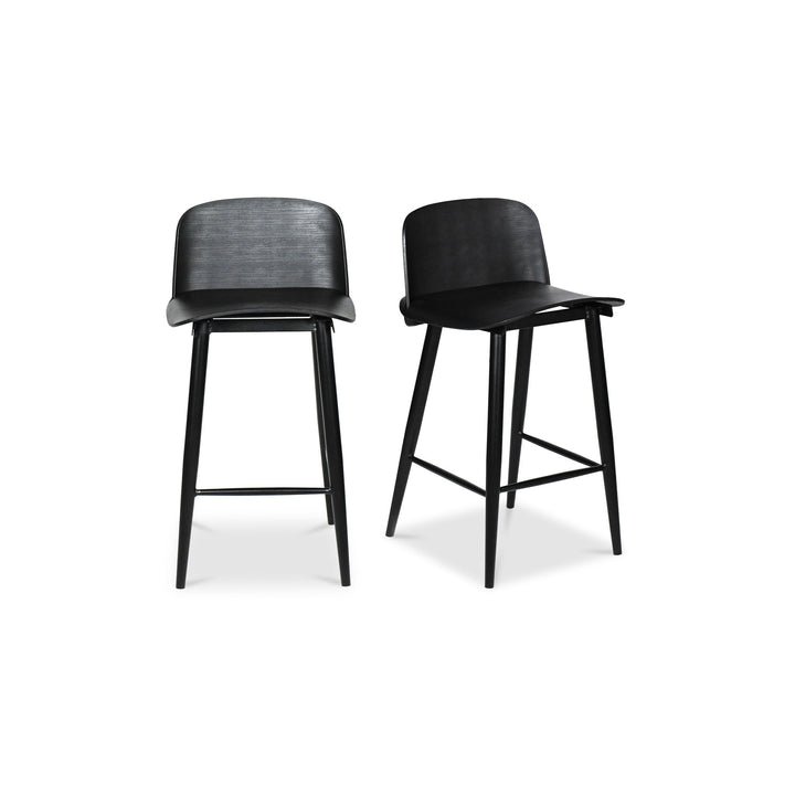 Looey - Counter Stool (Set of 2) - Black