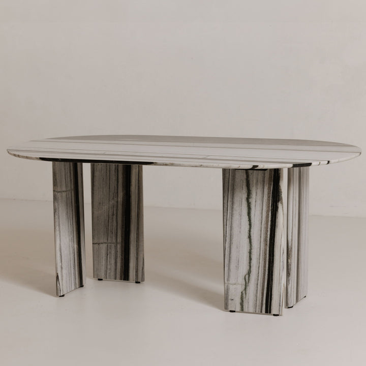 Celia - Oval Dining Table - Gray