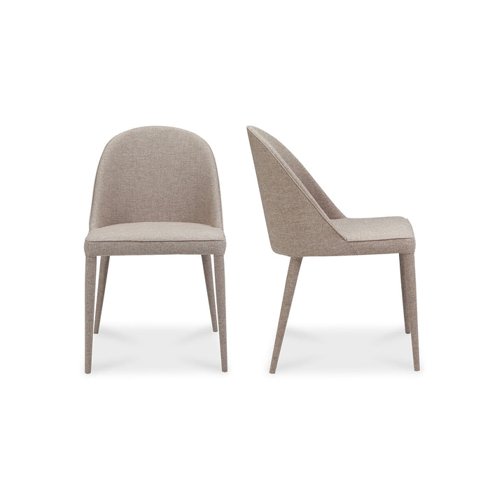 Burton - Fabric Dining Chair (Set of 2) - Light Gray