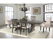 Stone 6 Piece Package - Dining Table + 6 Chairs