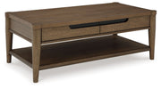 Roanhowe - Rectangular Cocktail Table - Brown