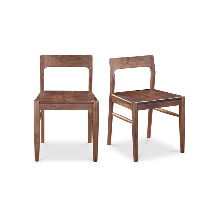 Owing - Dining Chair (Set of 2) - Walnut Brown