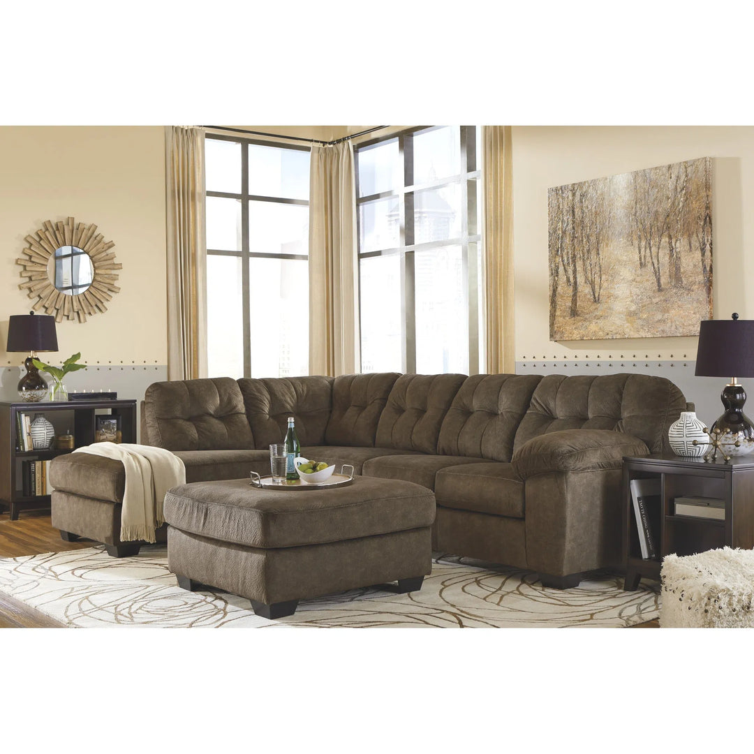 Ashley 70508/16/67 Accrington - Earth - 2-Piece Sectional with Chaise