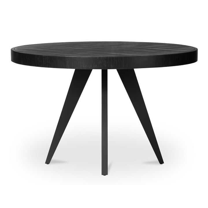 Parq - Round Dining Table - Black