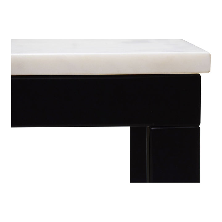 Parson - Marble Dining Table Small - Black