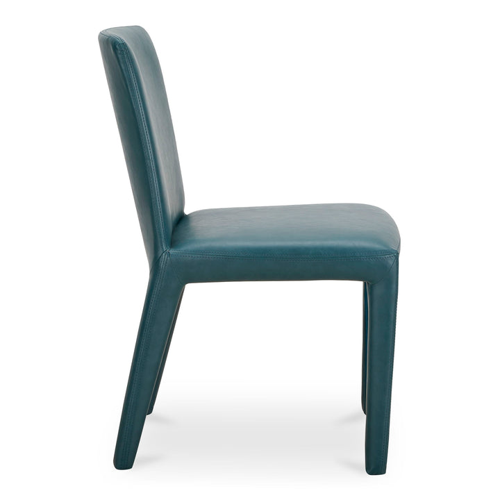 Monte - Dining Chair Vegan Leather (Set of 2) - Teal