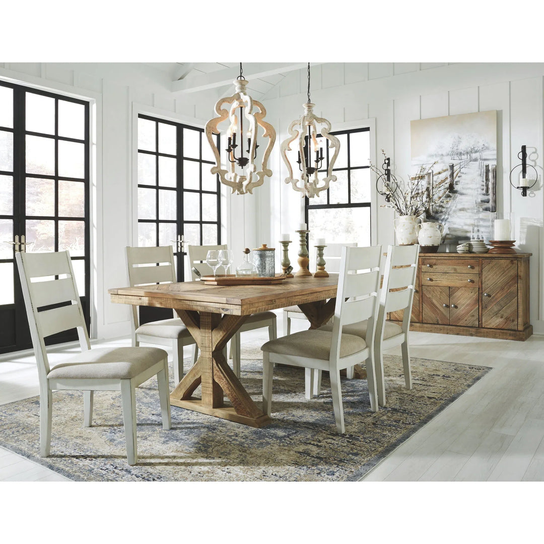 Ashley D754-125 Grindleburg - Light Brown - Rectangular Dining Room Table