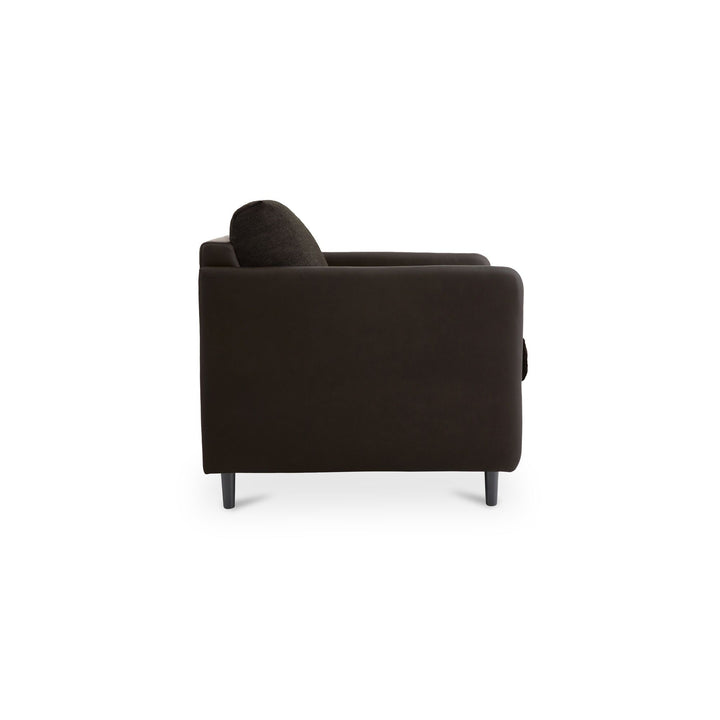 Teller - Accent Chair - Warm Black