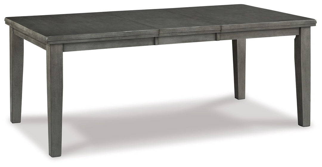 Hallanden - Rectangular Dining Room Butterfly Extension Table - Gray