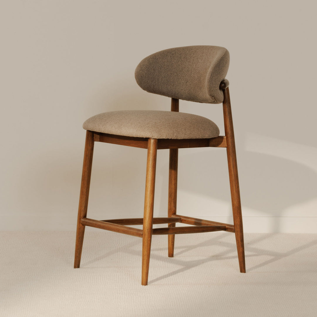 Ellie - Counter Stool - Light Brown