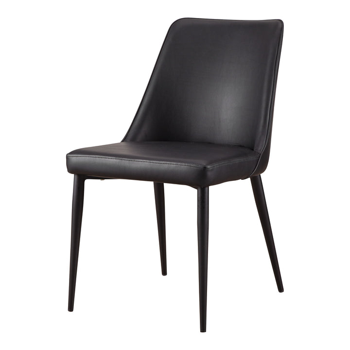 Lula - Dining Chair Vegan Leather (Set of 2) - Black