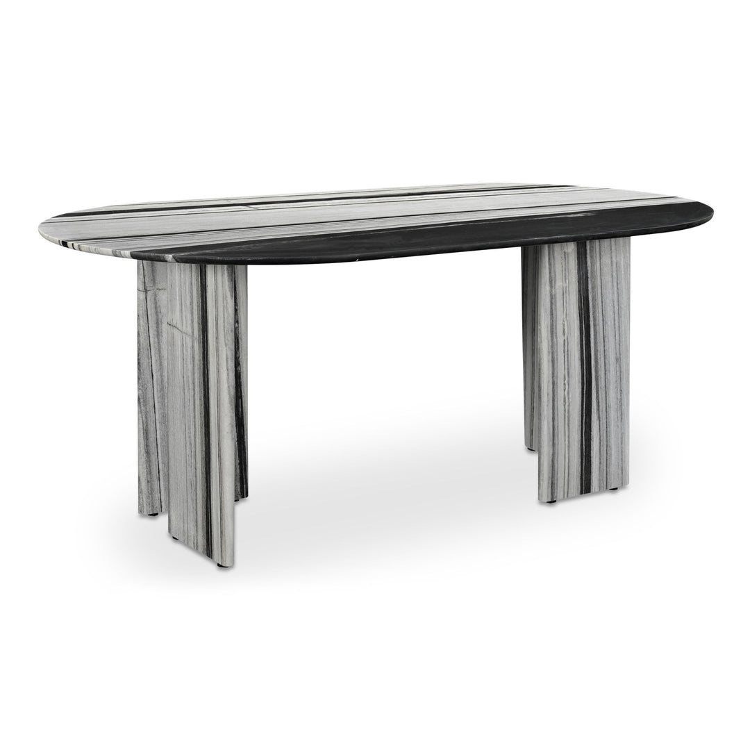 Celia - Oval Dining Table - Gray