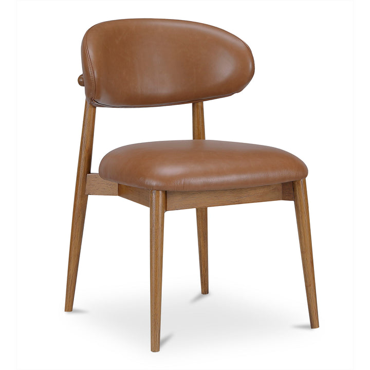 Ellie - Leather Dining Chair - Brown