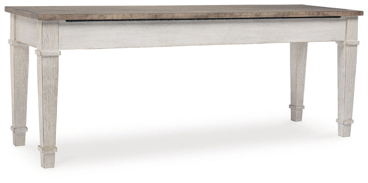 Skempton - Storage Bench - White