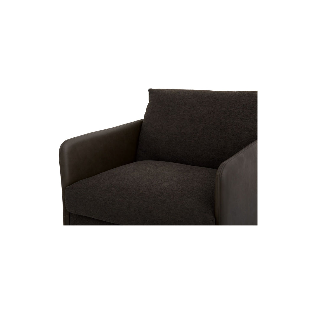 Teller - Accent Chair - Warm Black