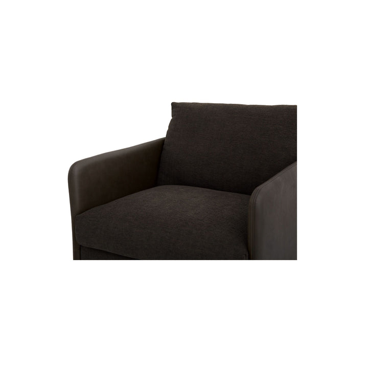 Teller - Accent Chair - Warm Black