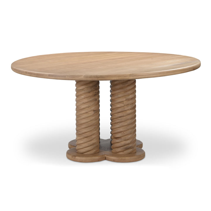 Treccia - Round Dining Table - Oak