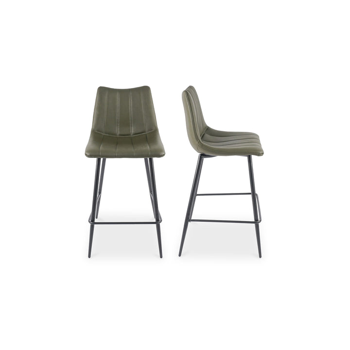 Alibi - Counter Stool (Set of 2) - Dark Green