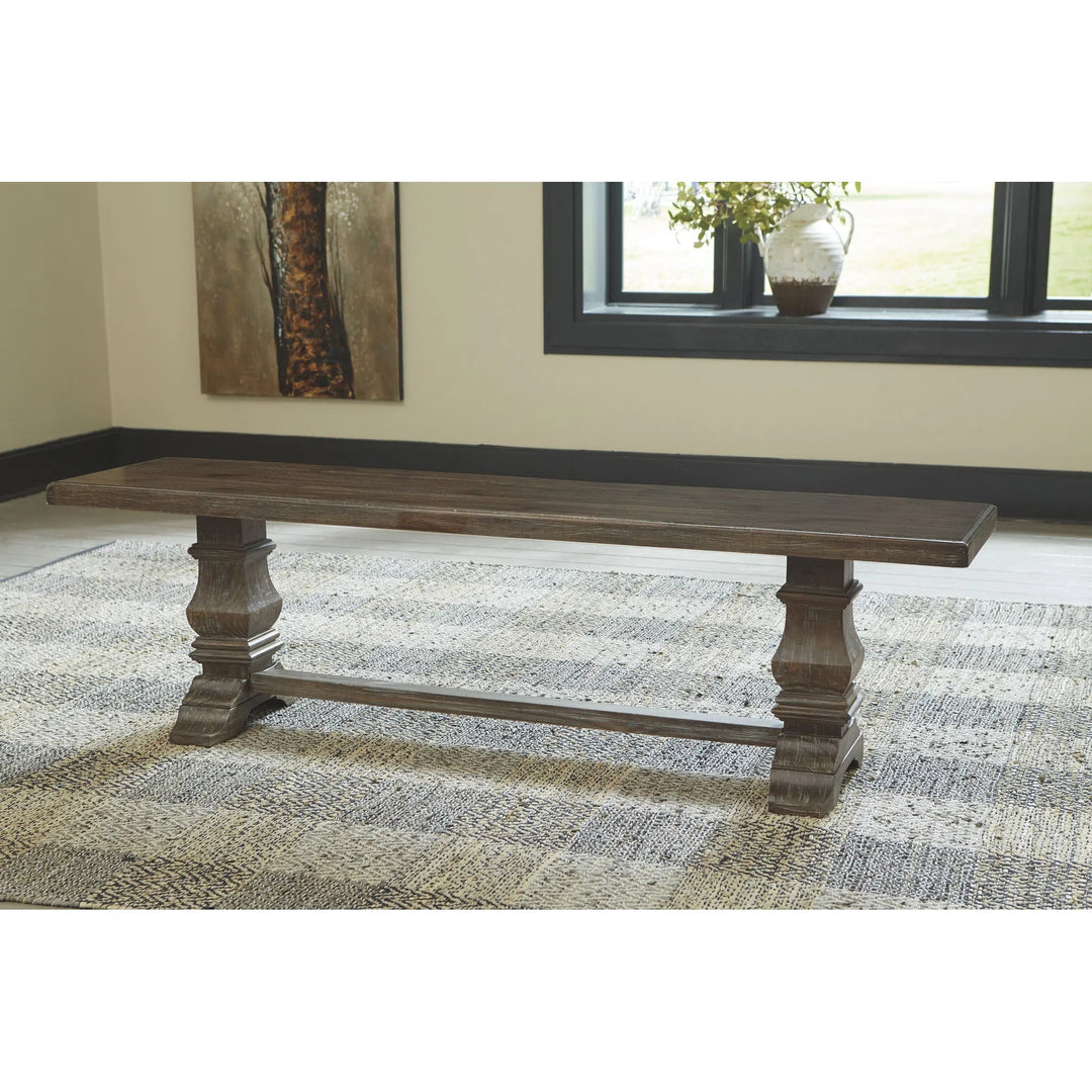 Ashley D813-00 Wyndahl - Rustic Brown - Dining Room Bench