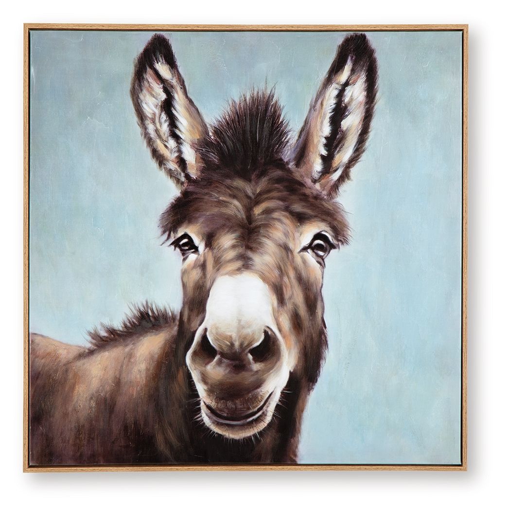 Landerton - Wall Art - Brown / Blue / White