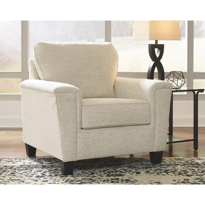 Ashley 83904/20/14 Abinger - Natural - Chair with Ottoman