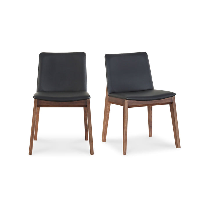 Deco - Dining Chair PVC (Set of 2) - Ebony