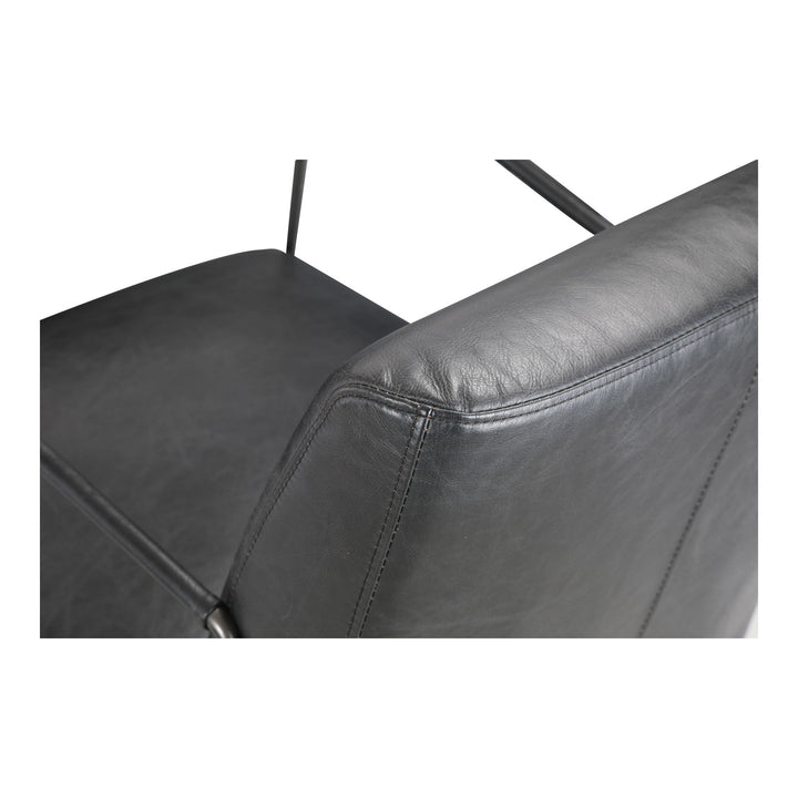 Dagwood - Leather Armchair - Black