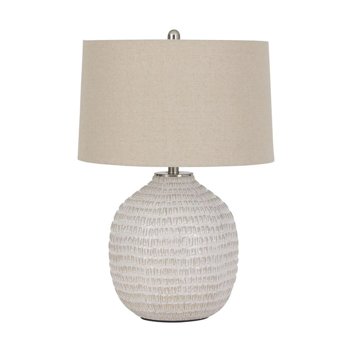 Ashley L100764 Jamon - Beige - Ceramic Table Lamp (1/CN)