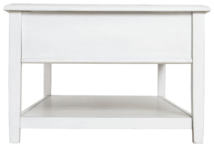 Kanwyn - Whitewash - Rectangular Cocktail Table