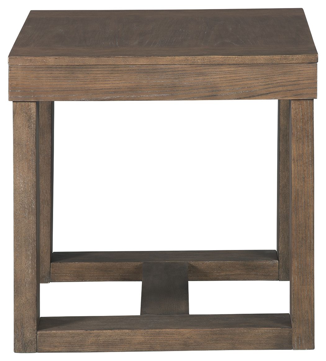 Cariton - Gray - Square End Table