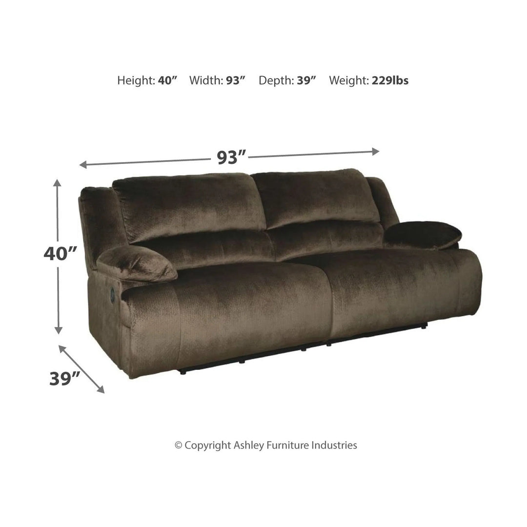 Ashley 3650481 Clonmel - Chocolate - 2 Seat Reclining Sofa