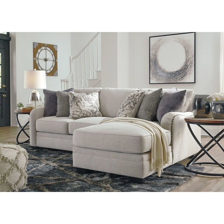Ashley 32101/55/17 Dellara - Chalk - 2-Piece Sectional with Chaise