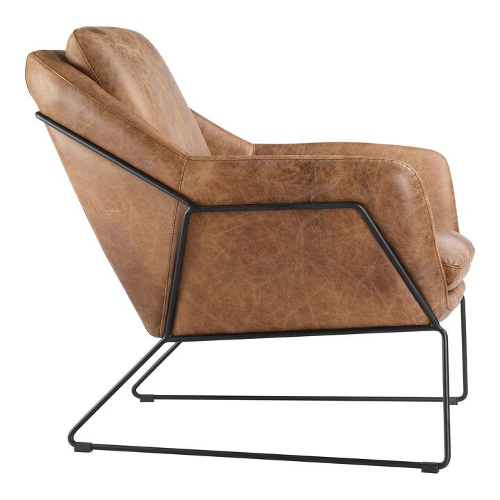 Greer - Club Chair - Light Brown