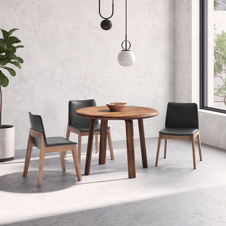 Deco - PVC Dining Chair (Set of 2) - Ebony