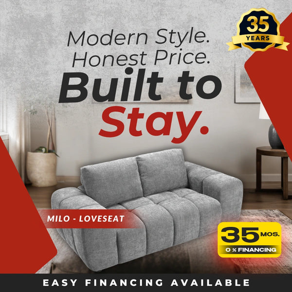 Milo Loveseat - Grey