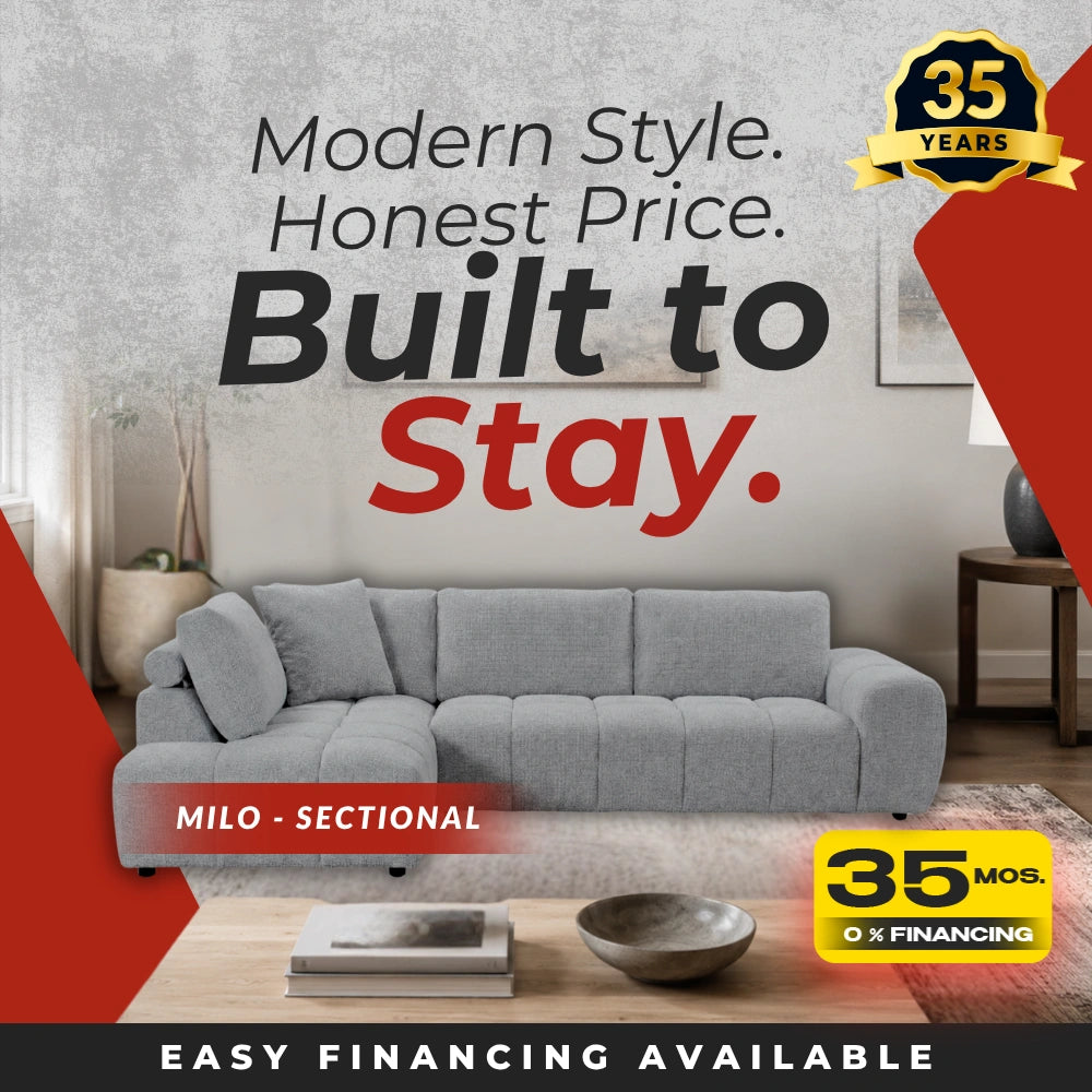 Milo Sectional - Grey