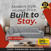Milo Sectional - Grey