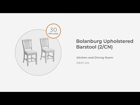 Bolanburg - Upholstered Barstool (Set of 2) - Beige