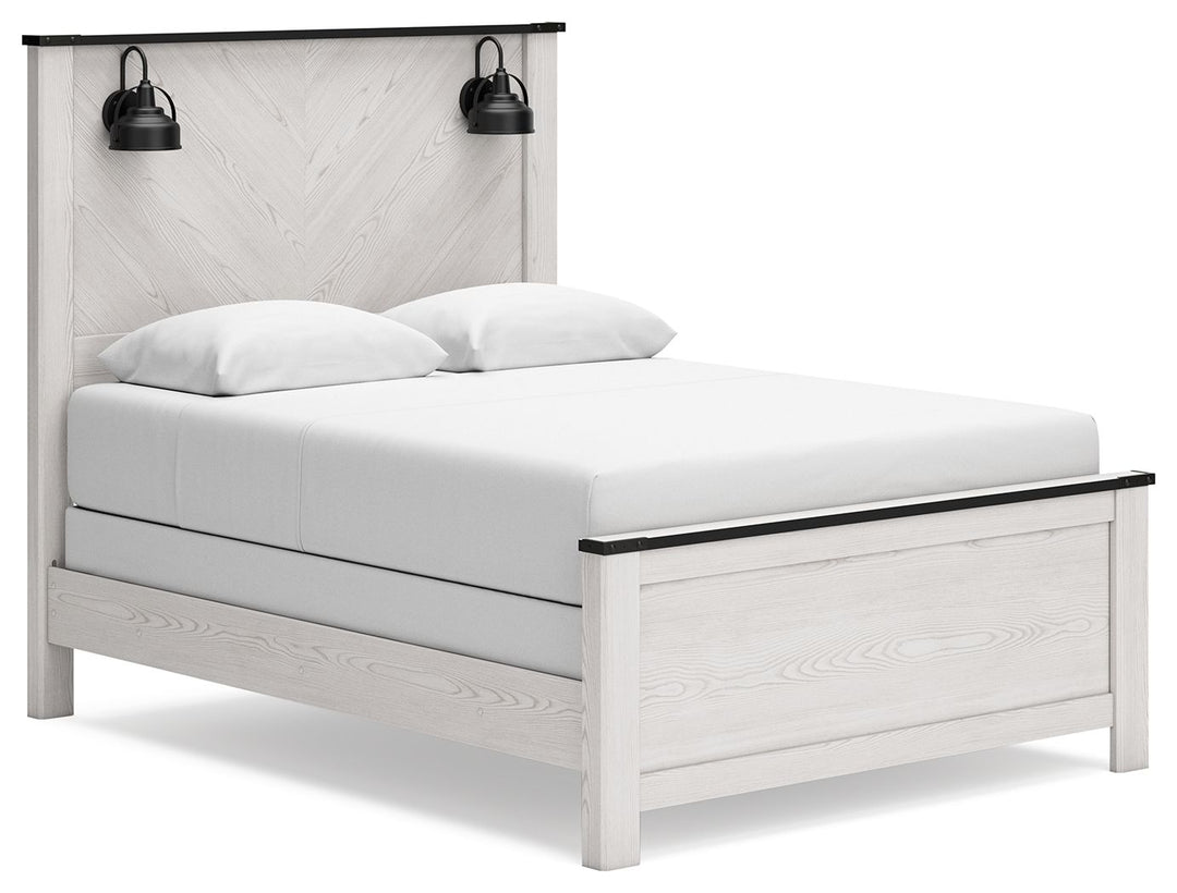 Schoenberg - White - Queen Panel Bed