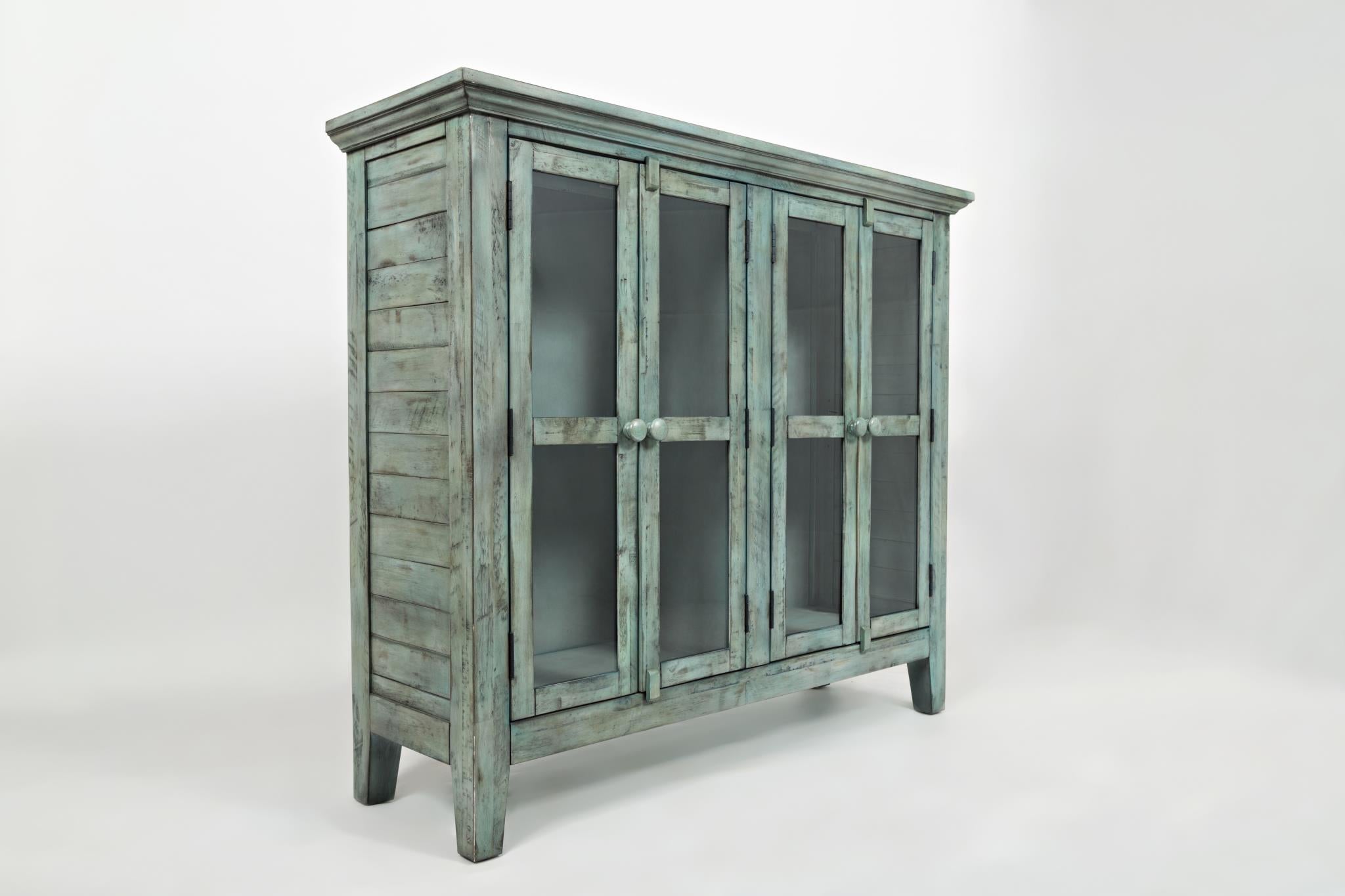 Rustic Shores 4 Door High Cabinet