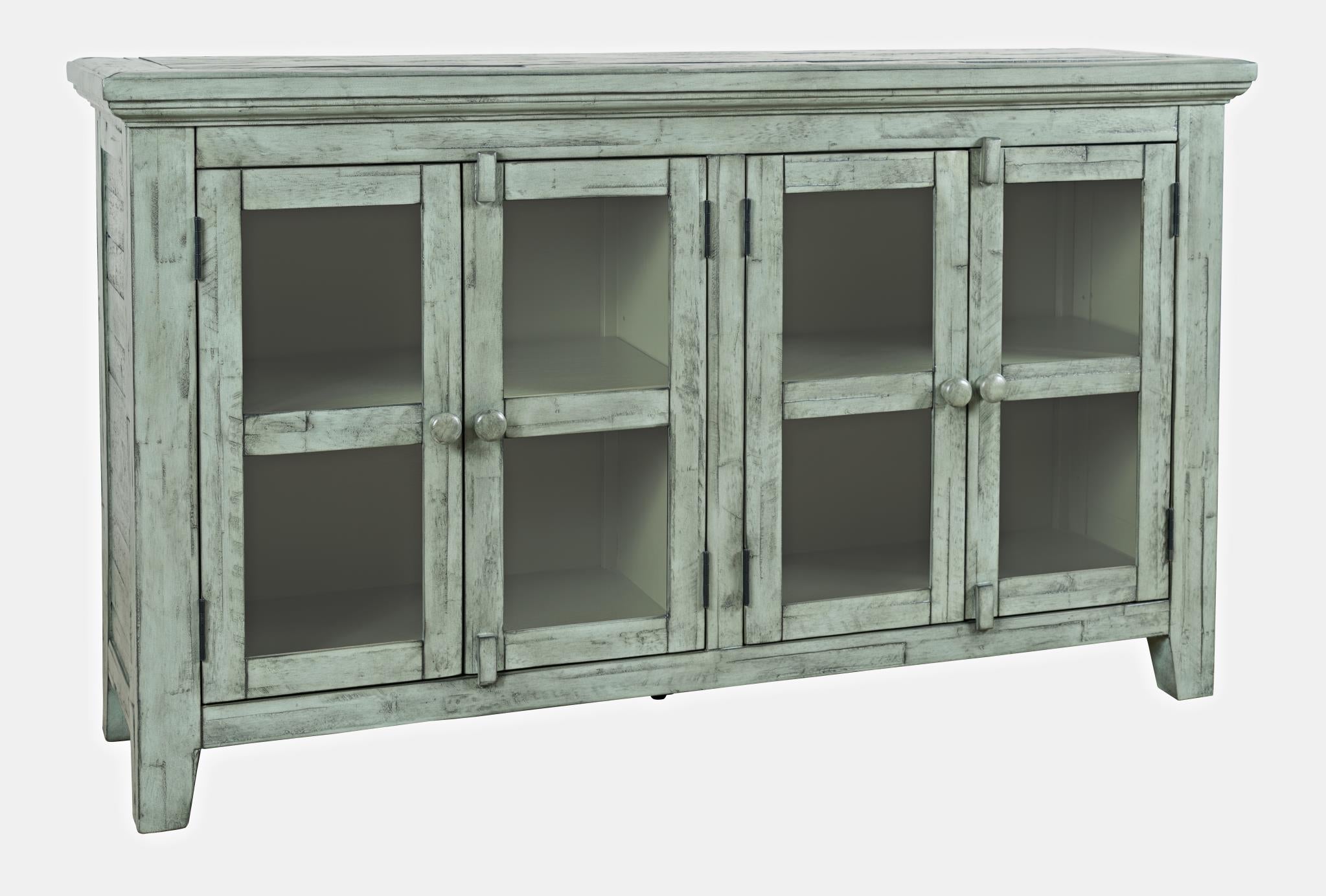 Rustic Shores 4 Door Low Cabinet