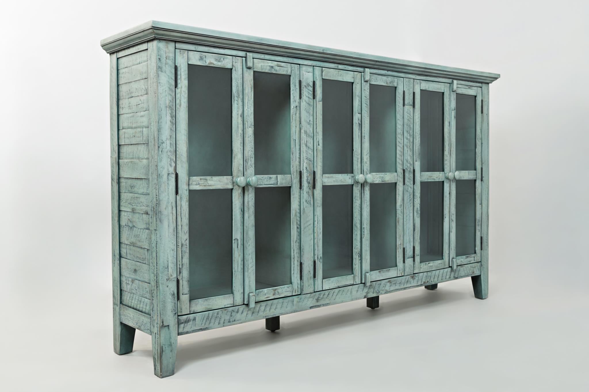 Rustic Shores 6 Door High Cabinet
