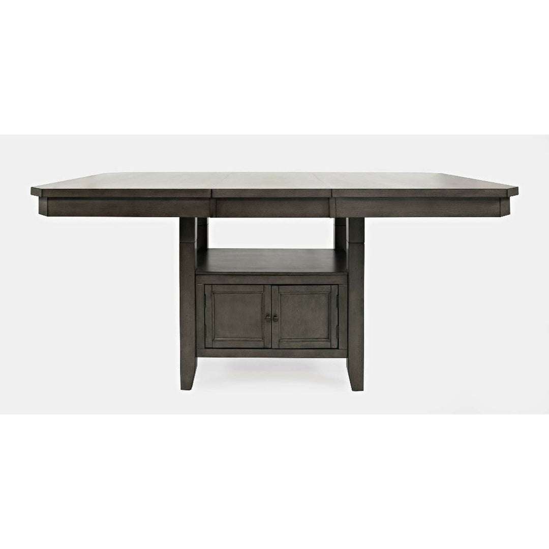 Manchester High/low Rectangle Dining Table with 6 Chairs - Grey