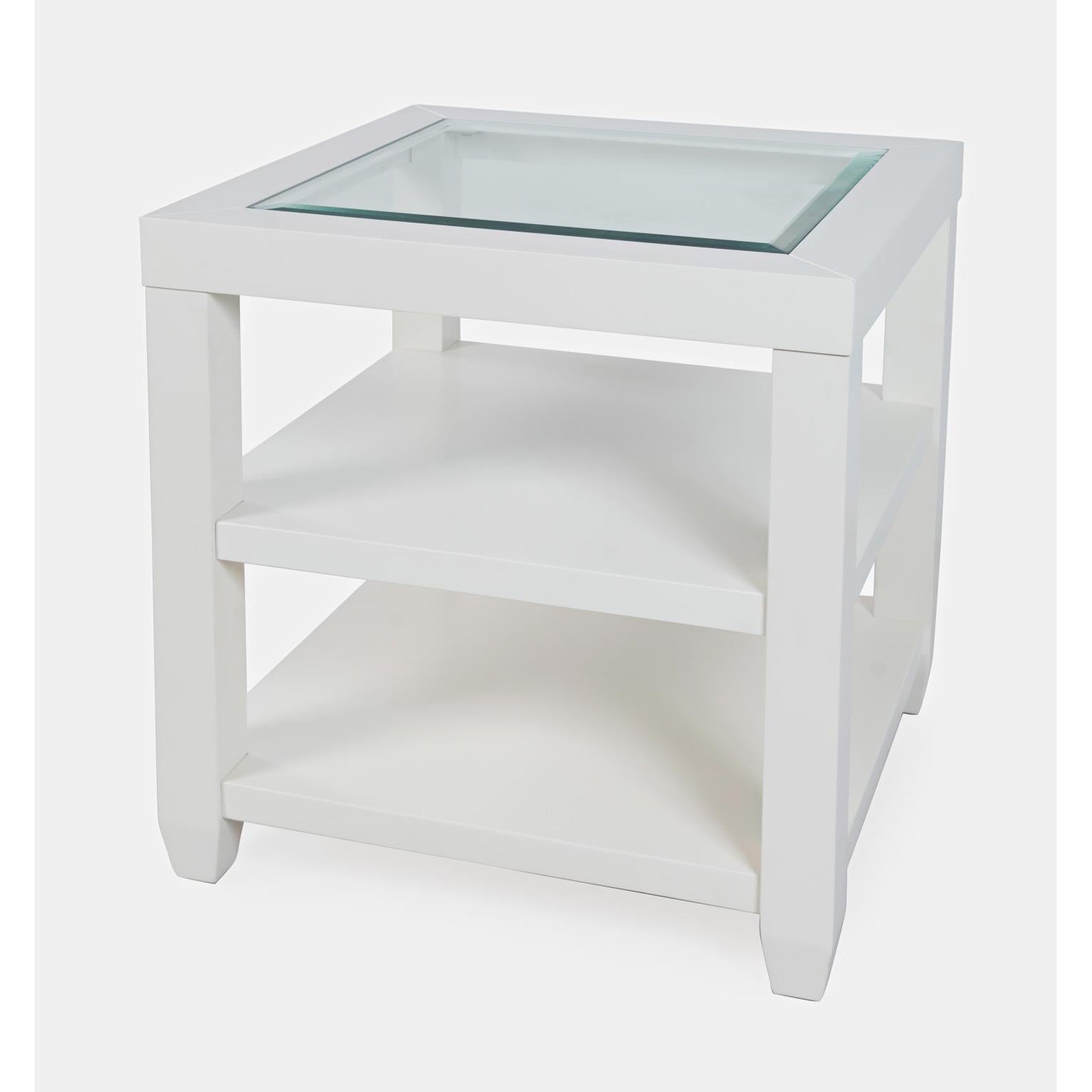 Urban Icon End Table-White