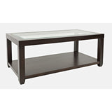 Urban Icon Merlot Rectangle Castered Cocktail Table