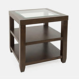 Urban Icon End Table-Merlot