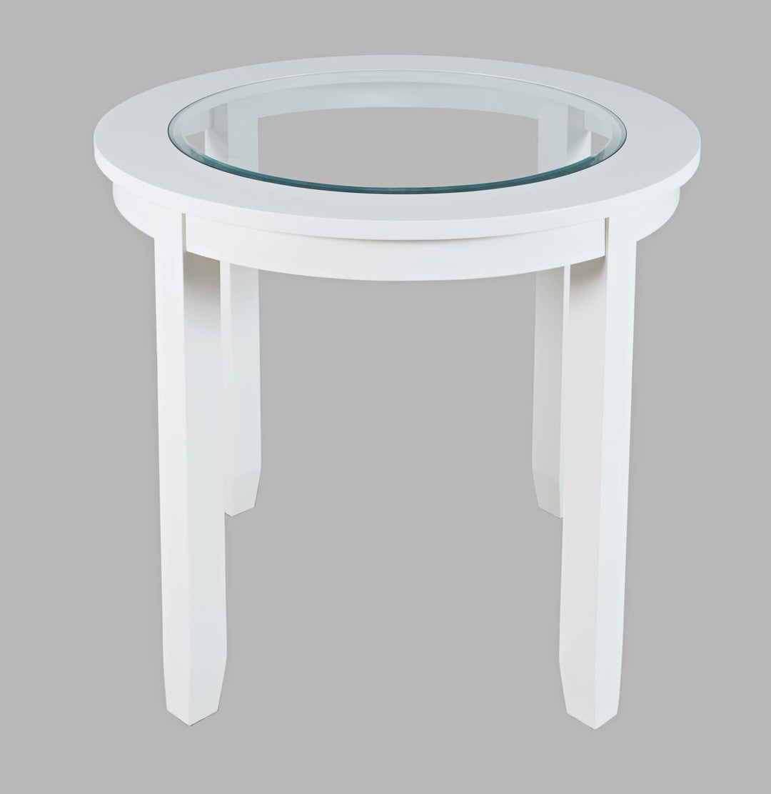Urban Icon White Round Counter Table