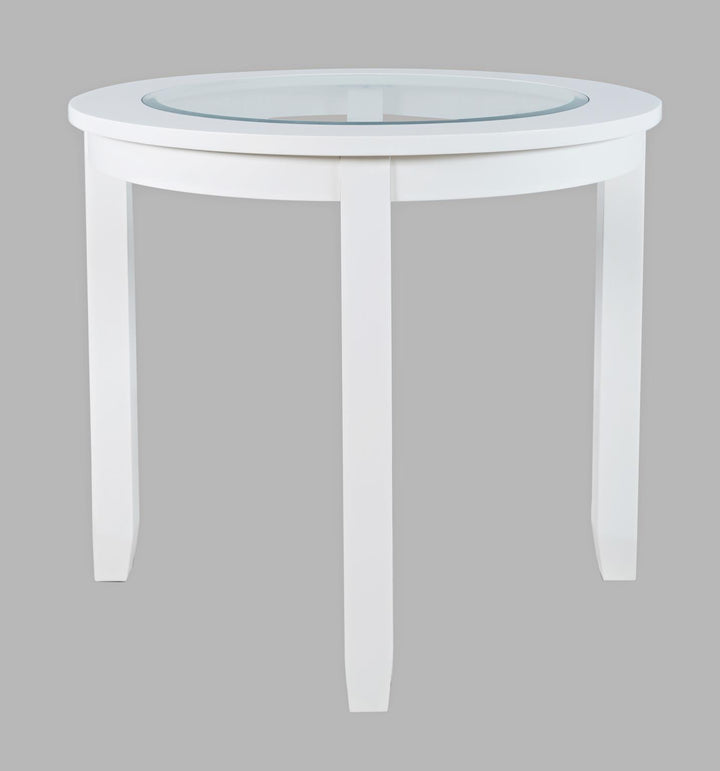 Urban Icon White Round Counter Table