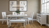 Urban Icon Table With 4 chairs and a Bench